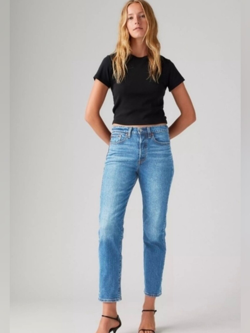 ❤️ LEVI'S PREMIUM WEDGIE STRAIGHT HIGH RISE JEANS, 2 (26)
